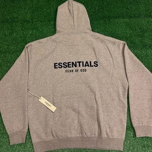 Dark Oat Essentials Fear of God Hoodie Small Brand New